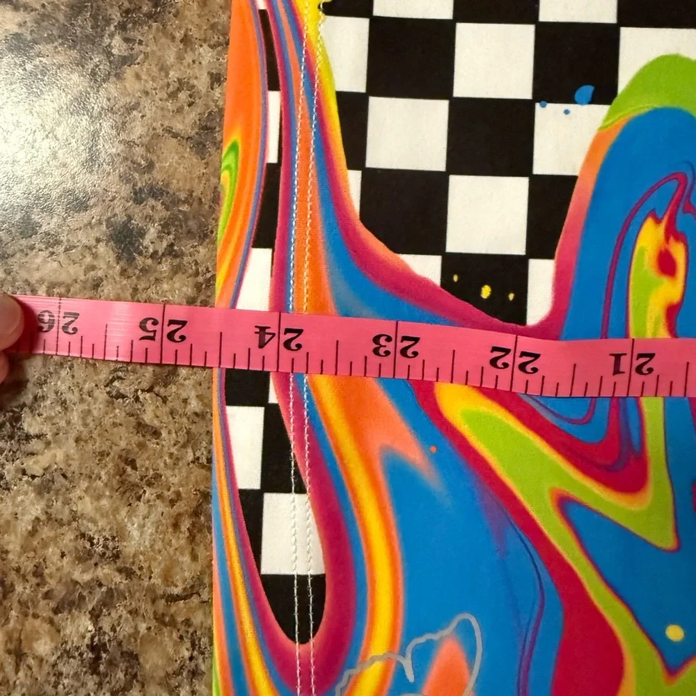 Peloton X Brittany Allen Women's Colorful Cut Out Tank Top Small - Picture 4 of 5